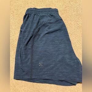 lululemon Pace Breaker 5” inseam navy shorts